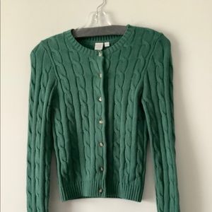 Twik Button-Up Cropped Cardigan